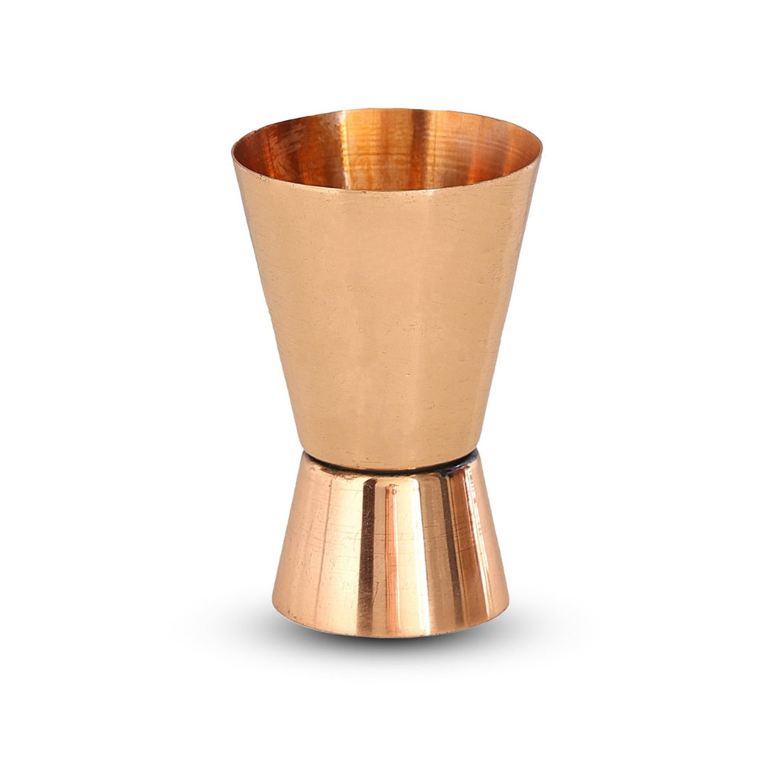 Pure Copper Shot Jigger Glass, Barware, Drinkware